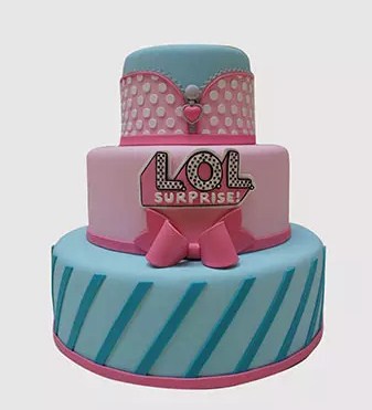 3 Tier Lol Surprise Chocolate Cake