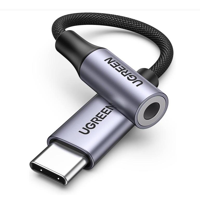 UGREEN USB C to 3.5mm Adapter iPhone 15 Headphones Adapter DAC USB C to Aux Headphone Adapter
