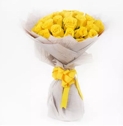 35 Yellow Roses Designer Bouquet
