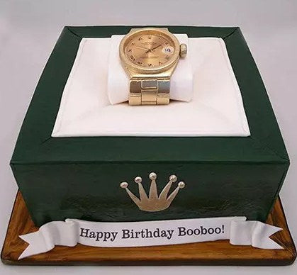 3D Rolex Watch Cake Chocolate