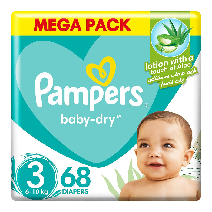 Pampers Active Baby Size 3 Junior Pack 68's