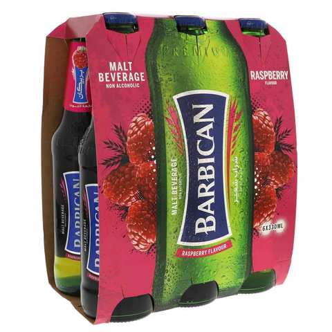 Barbican Raspberry Non Alcoholic Malt Beverage 330mlx6