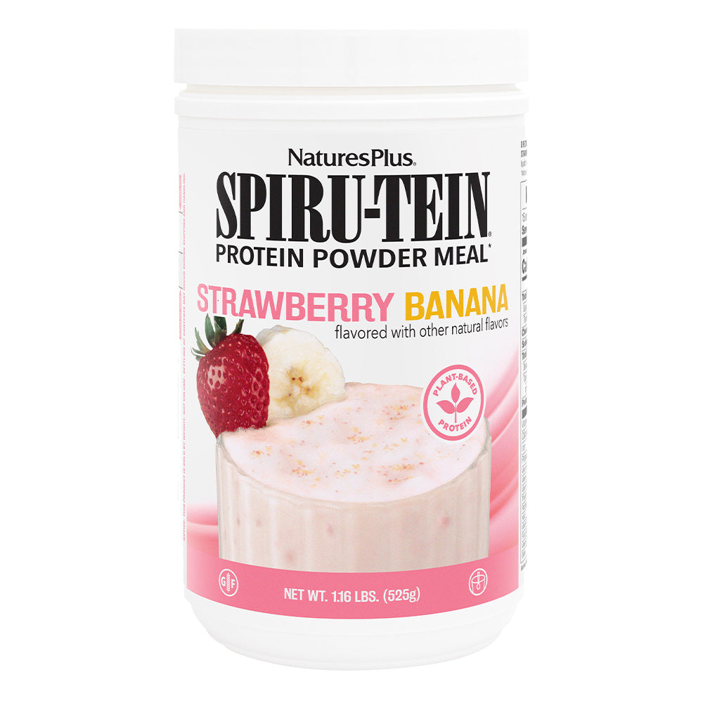 Natures Plus Spiru-Tein Strawberry Banana 1.12 lb 510 g