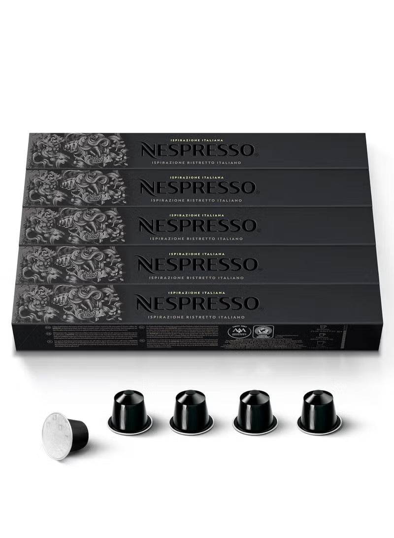Nespresso Ristretto Coffee For Original Line Capsules Pack of 5