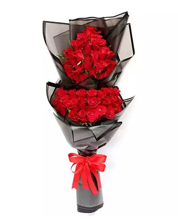 50 Luxurious Red Roses Bouquet
