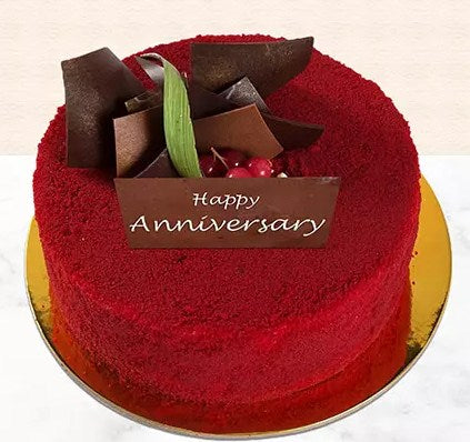 500 grams Red Velvet Cake For Anniversary