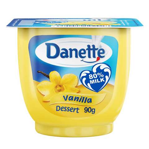 Danette Vanilla Cream Dessert 90g x Pack of 4