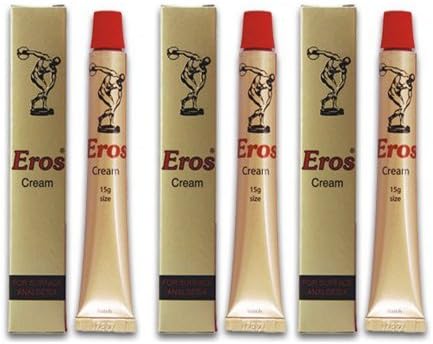 3 LOT X Eros Cream for Surface Analgesia 15g (Pack of 3) - Shipping Only By FedEx