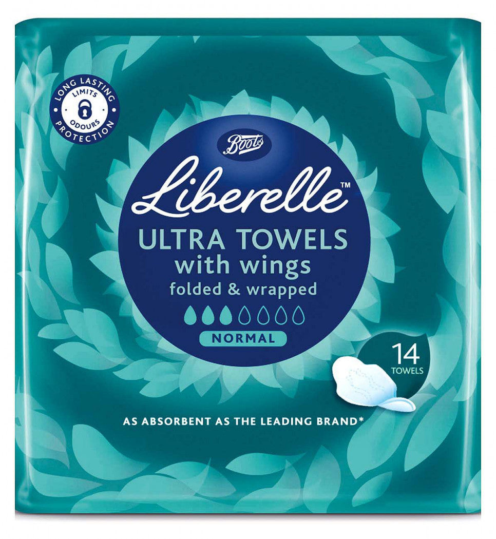 Boots Ultra towels normal wing 14s