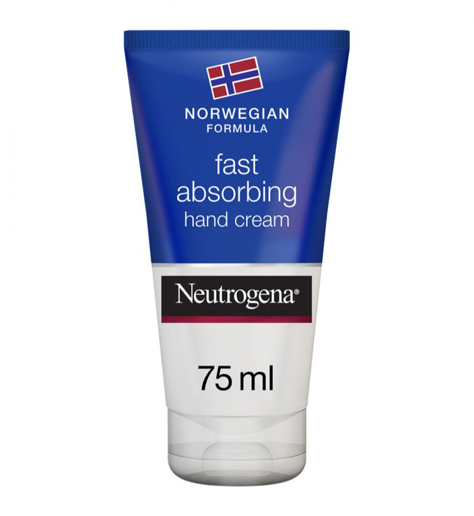 Neutrogena Hand Cream, Norwegian Formula, Fast Absorbing, Light Texture, 75ml