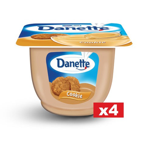 Danette Cookies Cream Dessert 90g x Pack of 4