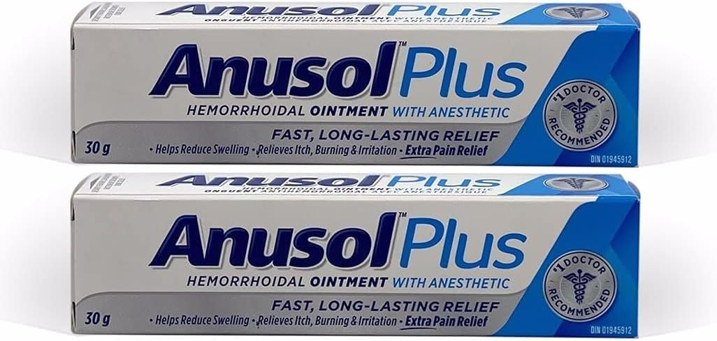 ANUSOL Plus Hemorrhoidal Ointment Treatment 30 g Tube