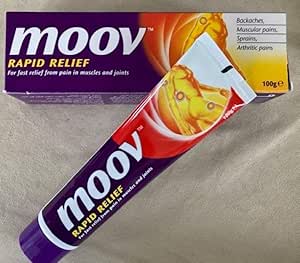 Moov Rapid Relief Ointment, Fast Relief Cream For Pain in Muscles & Joints, 100g Tube