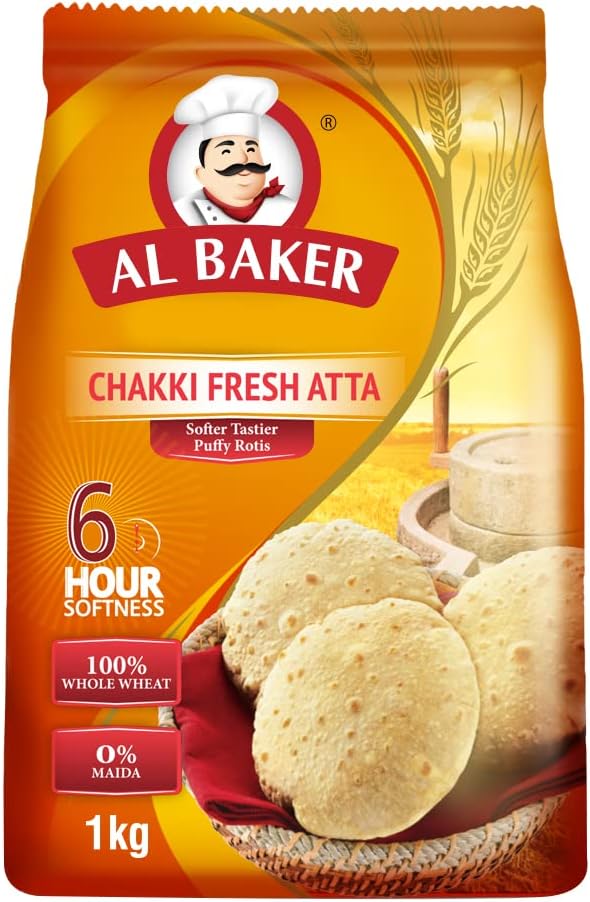 Al Baker Chakki Fresh Atta 1kg