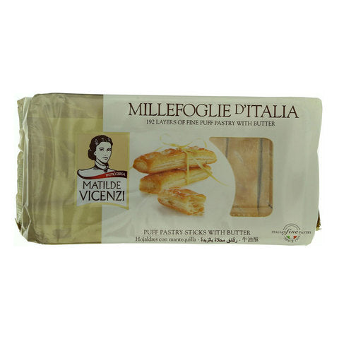 Matilde Vicenzi Puff Pastry Sticks with Butter 125g