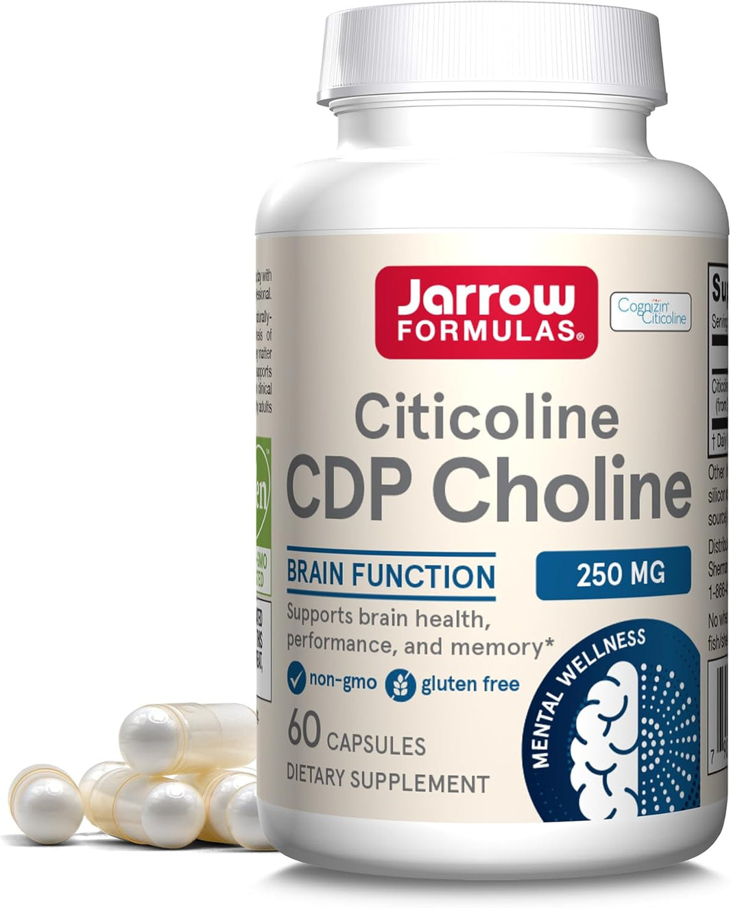 Jarrow Formulas Choline (250mg Caps, 60 ct)