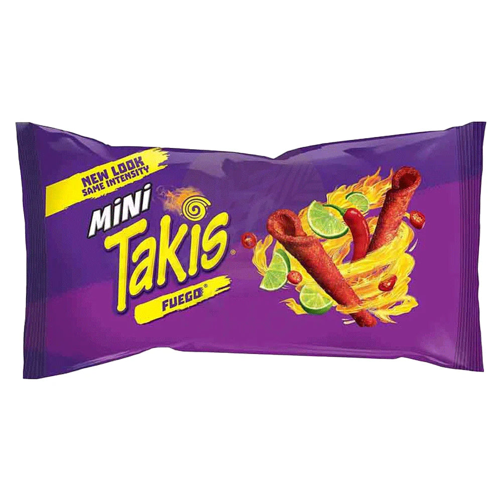 Mini Takis Hot Chili Pepper & Lime Tortilla Chips 35g