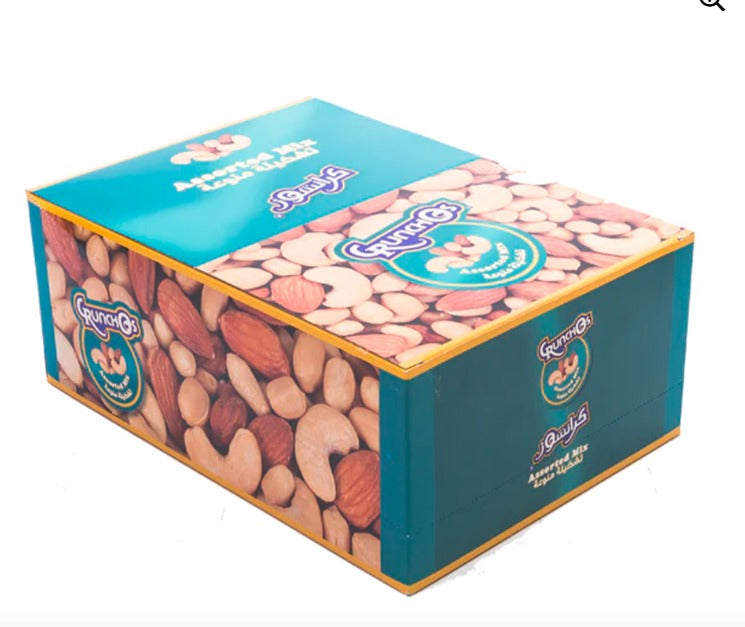 Crunchos Assorted Mix Nuts Pouches, 13gm x 20