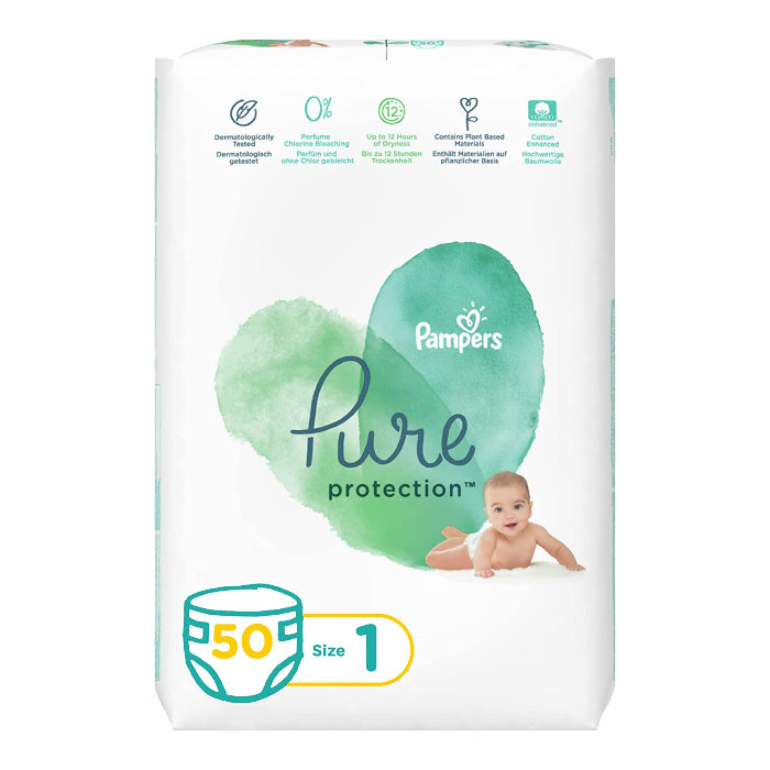 Pampers Pure S1 Value Pack 50s