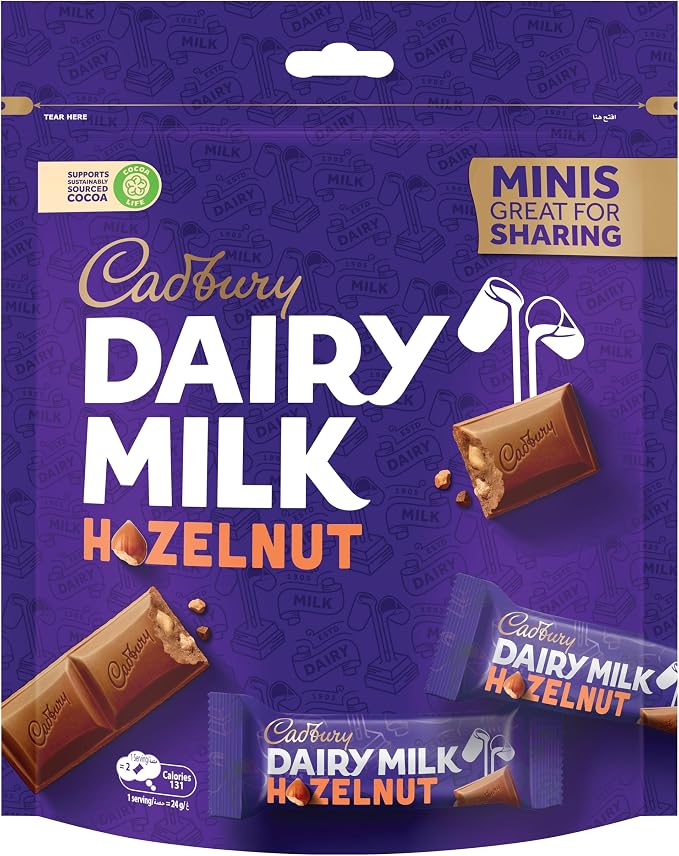 Cadbury Dairy Milk Minis Hazelnut Chocolate Bag 156 g