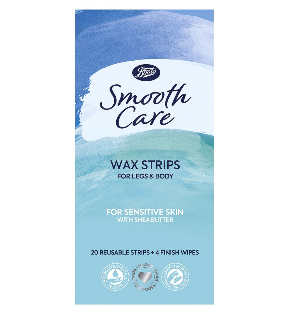 Boots Smooth Care Sensitive Wax Strips 20 Pack