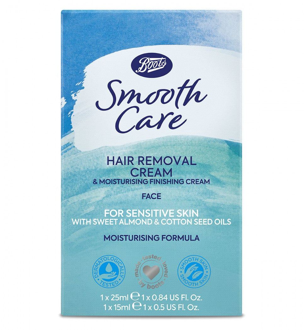 Boots Smooth Care Hair Removal Cream for Face 40ml