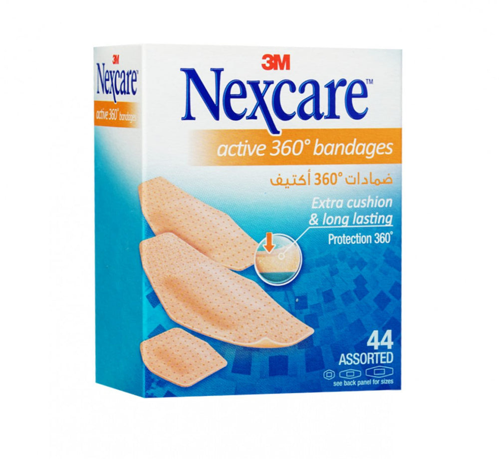 Nexcare Bandage Active Assorted 44\'s