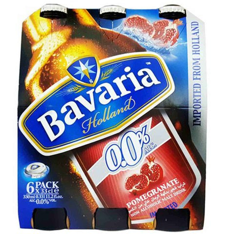 Bavaria Holland Pomegranate Non Alcoholic malt Drink 330mlx6