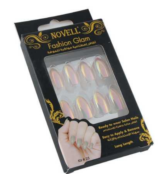 ARTIFICIAL FASHION NAIL KIT#25 , 1 KIT