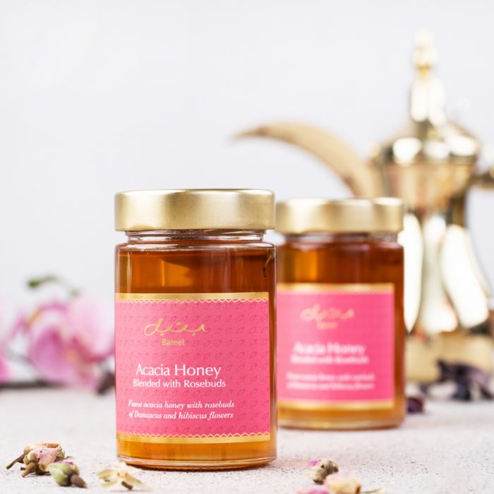 Acacia Honey with Rosebud