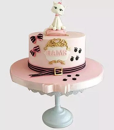Adorable Cat Chocolate Cake