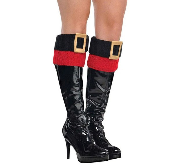 Adult Santa Belt Boot Cuffs