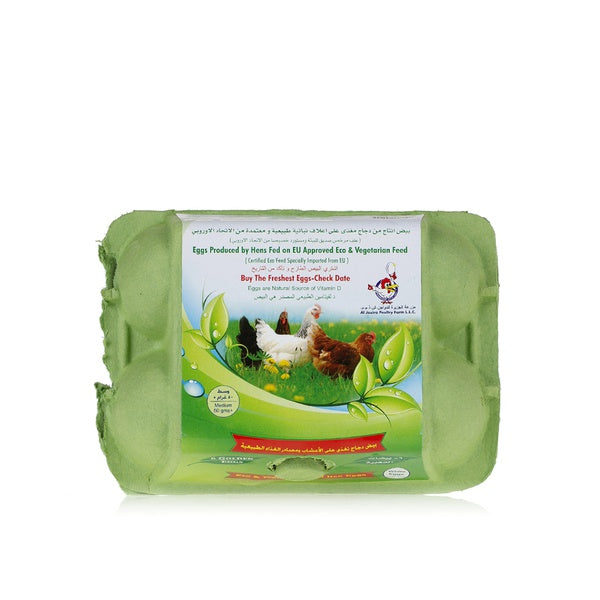 Al Jazira eco and vegetarian fed eggs x6