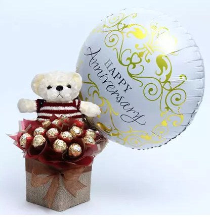 Anniversary Wishes with Ferreo Rochers
