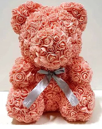 Artificial Roses Peach Teddy
