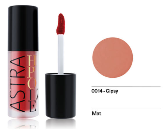 Astra - Hypnotize Liquid Lipstick 4ml 14 - Gipsy