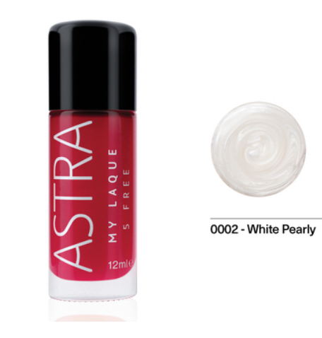 Astra - My Laque 5 Free Nail Polish 02 - White Pealy