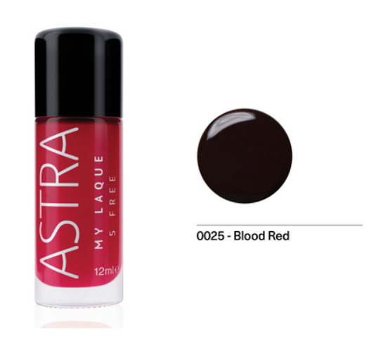 Astra - My Laque 5 Free Nail Polish 25 - Blood Red