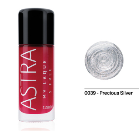 Astra - My Laque 5 Free Nail Polish 39 - Precious Silver