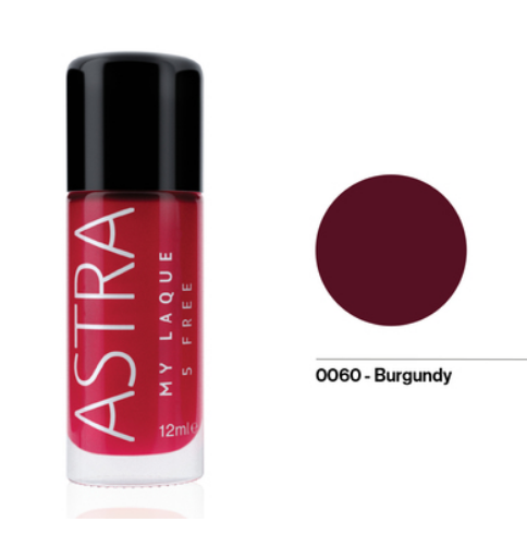 Astra - My Laque 5 Free Nail Polish 60 - Burgundy