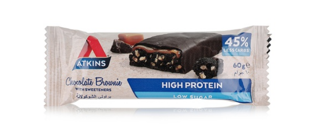Atkins chocolate brownie bar 60g