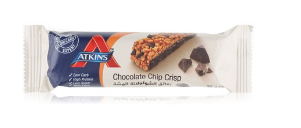 Atkins chocolate chip crisp 30g