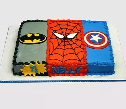 Avengers Cream Cake Chocolate