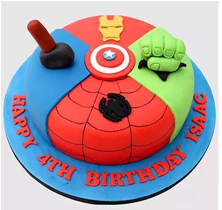 Avengers Special Fondant Cake Chocolate