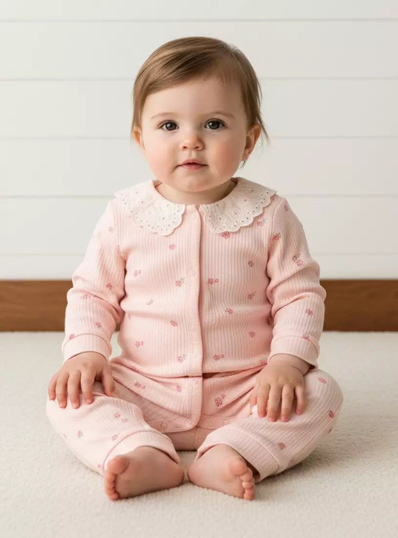 Floral Print Sleepsuit