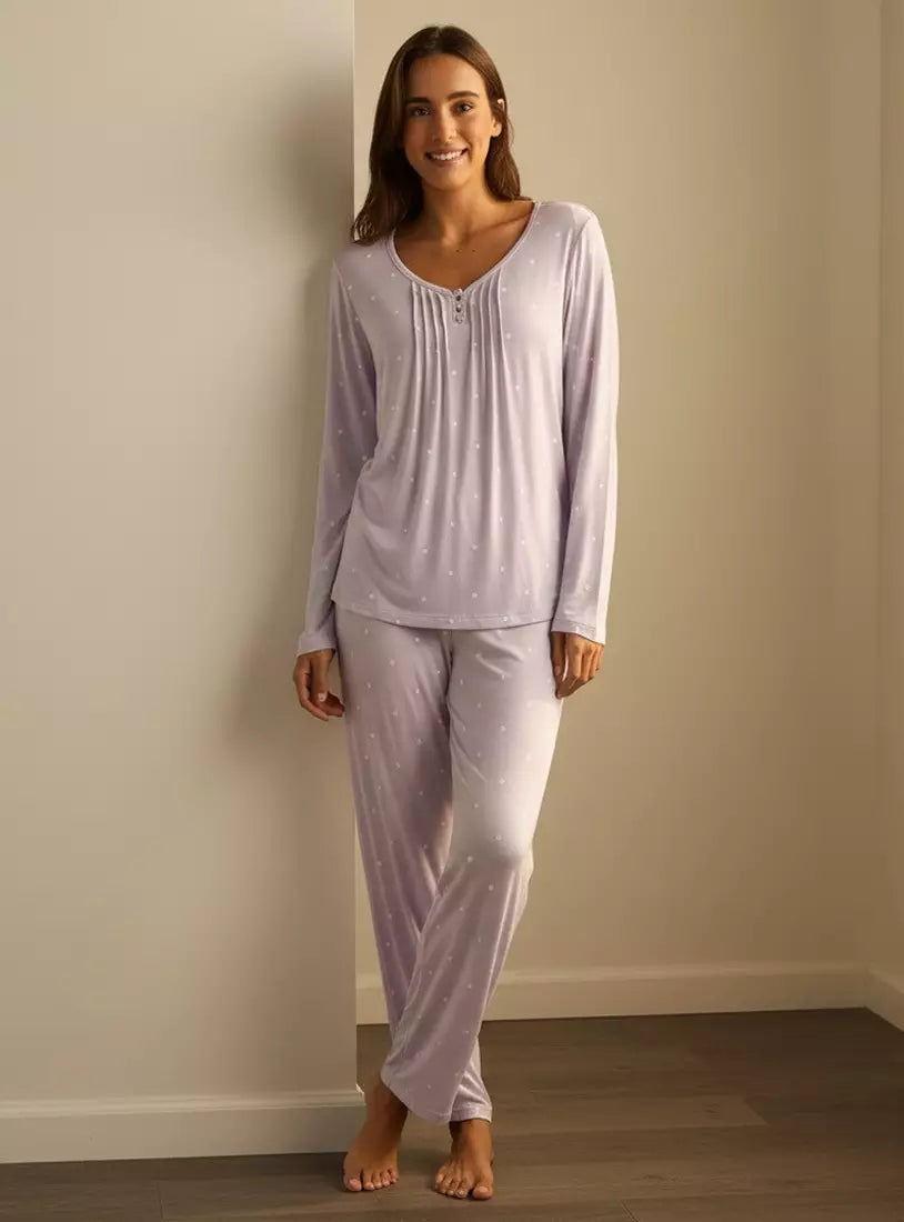 Star Print Pyjama Set