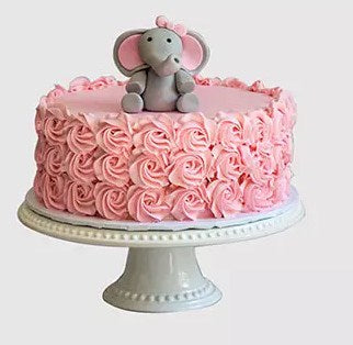 Baby Elephant Designer Chocolate Cake