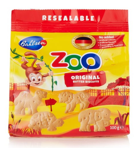Bahlsen Zoo biscuits 100g