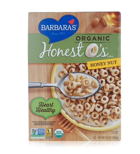 Barbara\'s honest honey nut Os 284g