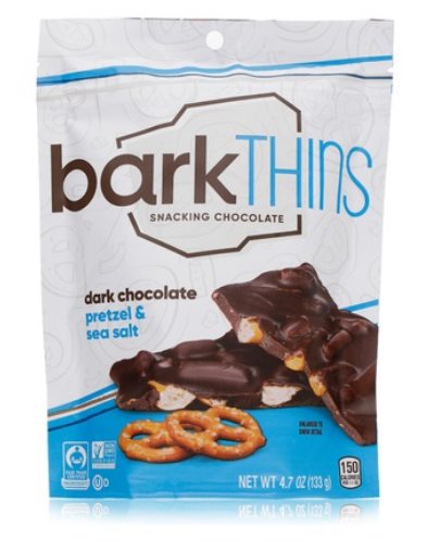 Bark Thins dark chocolate pretzel 133g